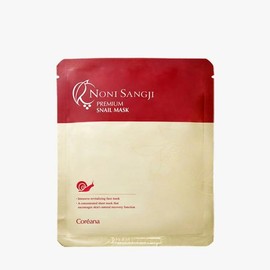 코리아나 노니상지 프리미엄 달팽이 마스크팩 10매 Koreana Noni-Sanji Premium Snail Mask Pack 10 Sheets
