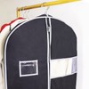 Pixaro Black Suit Bag with Clear Window, Garment Bag, Suit