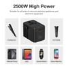 45W Universal Travel Adapter – Compact Plug with 3 USB-C