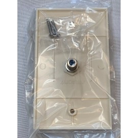 Antronix 50 NEW Antronix Wall Plates, Single Barrel, Ivory. Coax TV Face Plate WPI-81B
