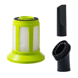 PURexpert Replacement Filter Kit #1613056 and #1613054 and # 1613055 & Crevice Tool & Dusting Brush For Bissell Zing and Aeroswift Bagless Vacuum. Fits: 2156A, 21562,2156E