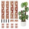 2 Sets Wooden Extendable Plant Trellis Indoor Climbing Houseplants, 2-in-1