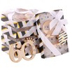 24 pcs 60th Birthday Party Favors Bottle Opener-Black and Gold