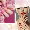 720 piezas 30 juegos de uñas postizas cuadradas medianas, uñas