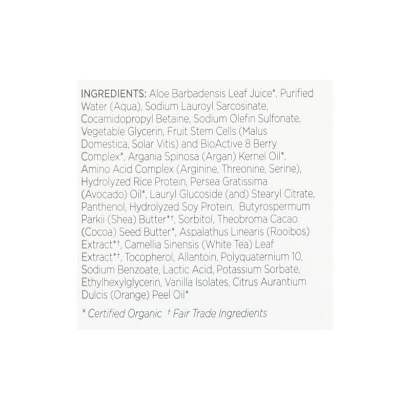 Andalou Naturals Argan Oil & Shea Moisture Rich Shampoo, 11.5