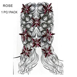 Hair and Body Jewels Hair Jewellery Party Make Up Hj09 Pink