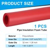 PATIKIL Pipe Insulation Foam Tube, 7/8" ID x 3.28Ft Foam