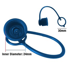 Air Fitting Blue Rubber Cap 24mm Dust Cover Water Resistant for quick Nitto connect fittings