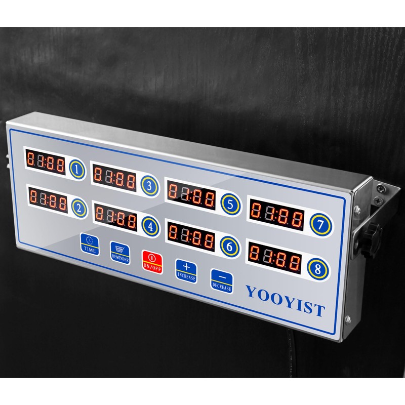 YOOYIST Kitchen Timers for Cooking – 8 Channel Commercial Kitchen