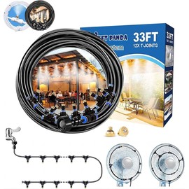 Outdoor Misting Cooling System - Backyard Mist Kit for Summer Relief