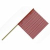 AMC 2 Pack of Stick Warning Flags 18", 3/4" stick RED Oversize Load Pilot Car
