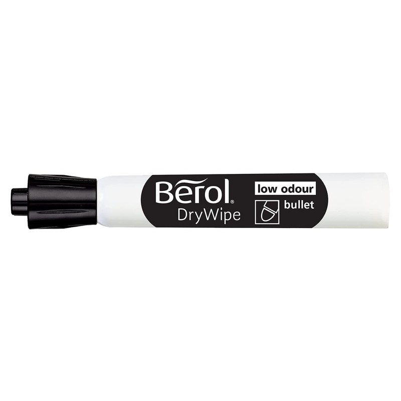 Berol Dry Wipe Whiteboard Marker Pens | Bullet Tip |