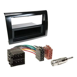 1 DIN Radio Installation Kit Fascia Radio Connection Cable Antenna Adaptor for Fiat Bravo (198) 2007-2014