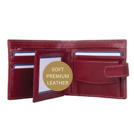 Mala Leather Edgbaston Cricket Ball Soft Leather Tab Wallet