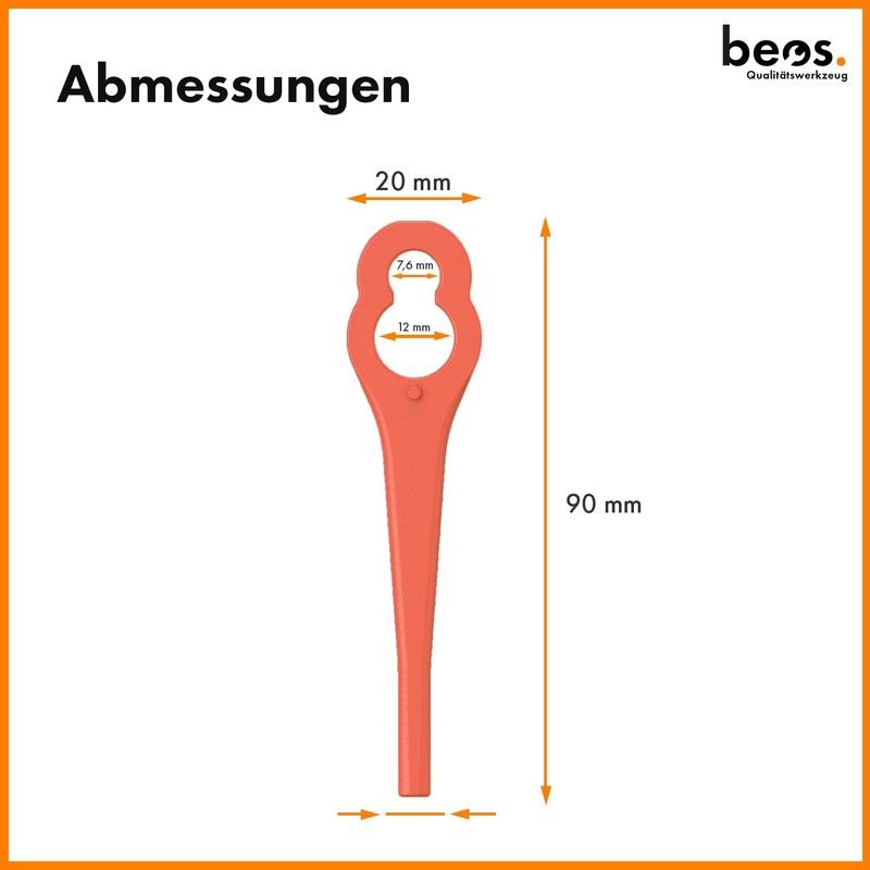 BEOS® 100 x Premium Replacement Blade Set for Einhell, Bosch,