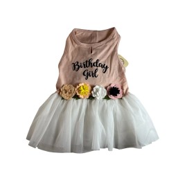 Bond & Co. Dog Birthday Girl Tutu Dress Clothes LARGE 17-19 INCH PUPPY DRESS UP