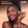 Ruby Kisses Waterproof Matte & Metallic Duo Eyeliner - Dual-Ended