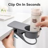 Desk Cup Holder Clip for Office Desks - Adjustable Space-Saving