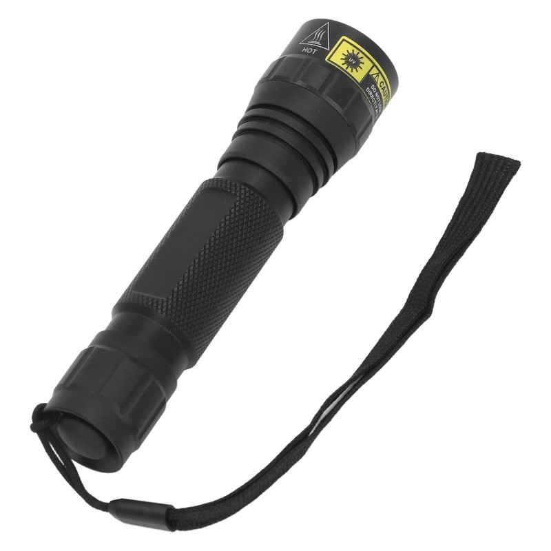 UV Flashlight 365nm Aluminum Portable Professional UV Flashlight for Resin
