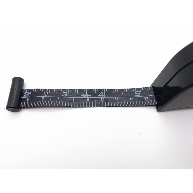 KAGAWA Fixed Perimeter Measuring Tape, Black, Y-Shaped Tape Measures, Double