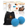 5BILLION FITNESS Peanut Massage Ball - Double Lacrosse Massage Ball