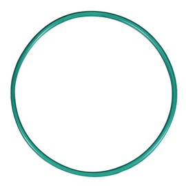 sourcing map Fluororubber O-Rings FKM Seal 65 mm AD 61 mm ID 2 mm Width Green Round Shape for Machine Sanitary Metric Fluoroelastomer