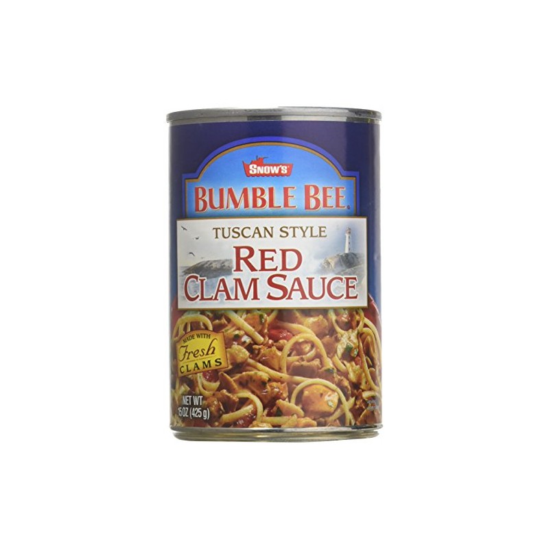 Bumble Bee Tuscan Style Red Clam Sauce 15 oz