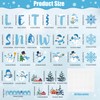 Faccito 70 Pcs Winter Bulletin Board Decorations Set Let It