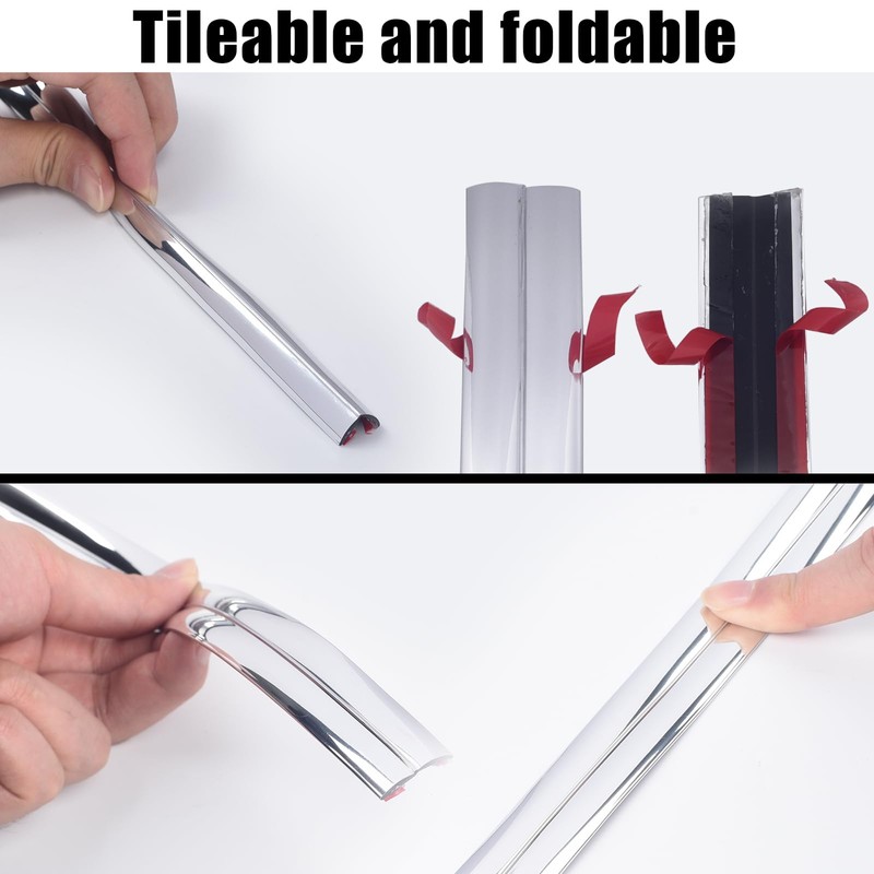 Peel and Stick Wall Molding Trim Self Adhesive L-Shaped Corner