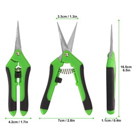 Biugaaufai 20 Pack 6.5 Inch Garden Pruning Scissors, Hand Pruner with Stainless Steel Blades, Sharp Point Gardening Shears Cutter, Gardening Pruning Shear, Supplies & Accessories(Green)