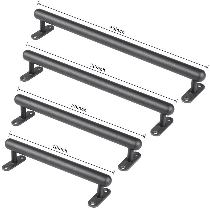 Dolibest 46 Inch Wall Mount Metal Handrail, Staircase Step Handrail,