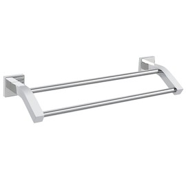 Alise Double Towel Bars, Wall Mount Towel Holder, Heavy Duty SUS304 Stainless Steel, Polished Chrome, 16 Inch
