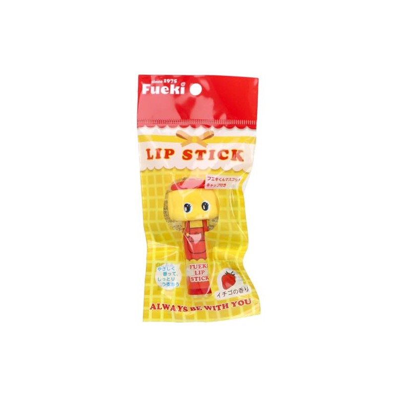 Fueki-kun SC Lip Balm, Strawberry Scent, 0.2 oz (5 g)