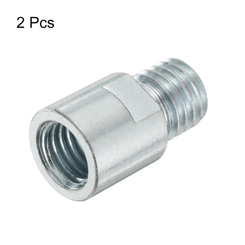 sourcing map 2pcs M14 Female to 5/8"-11 Male Adapter Polisher