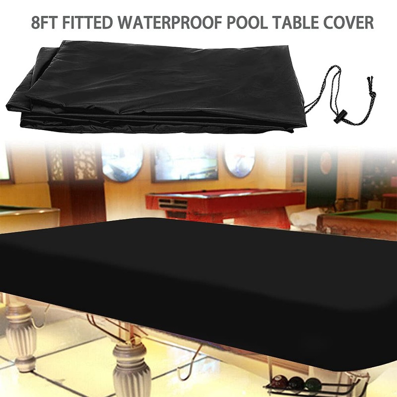 Fiacvrs Billiard Table Cover, Durable Oxford Billiard Pool Table Cover