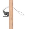 GOODTDO Self Closing Gate Latch, with Spring Cable Pull for