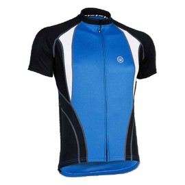 CANARI Men's Jorah Cycling/BikingJersey, Cosmic Blue, Medium