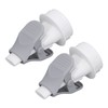 2Pcs Breastmilk Storage Bag Adapter Portable Convenient Use Wide Mouth