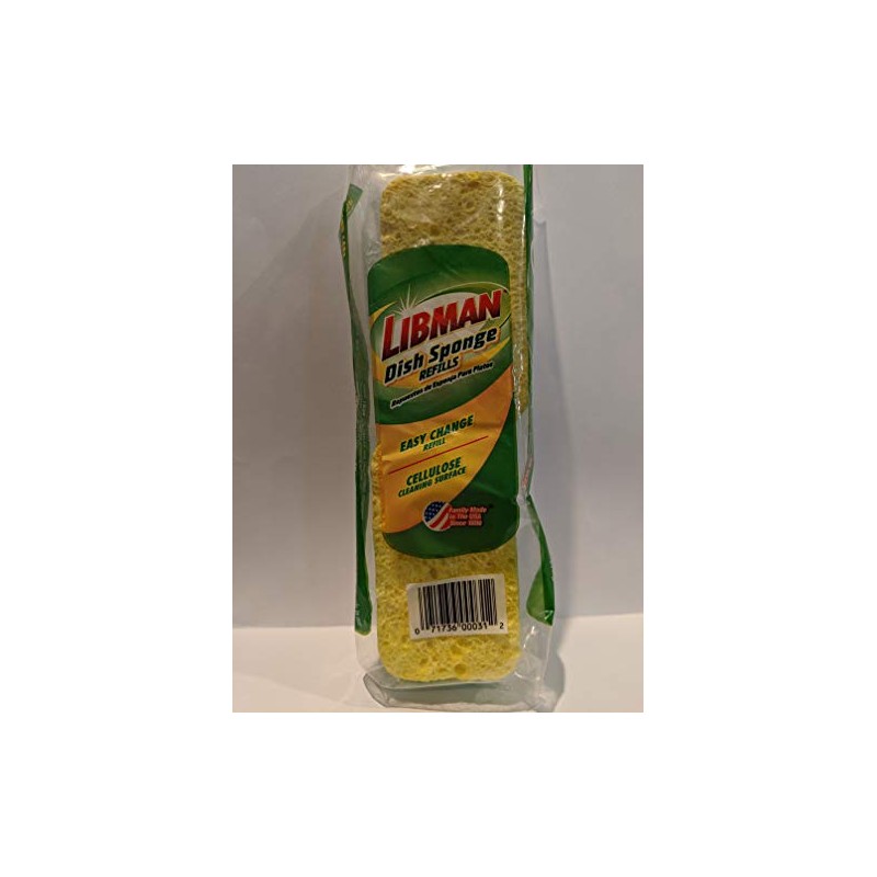 Libman Dish Sponge Refills, 2-Packs (4-sponge refills)