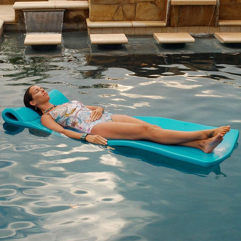 TRC Recreation Teal Sunray Foam Pool Float, Made in USA