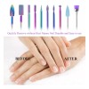 Vedo 10 Brocas Acero Tungsteno Uñas Profesionales Limas Para Uñas