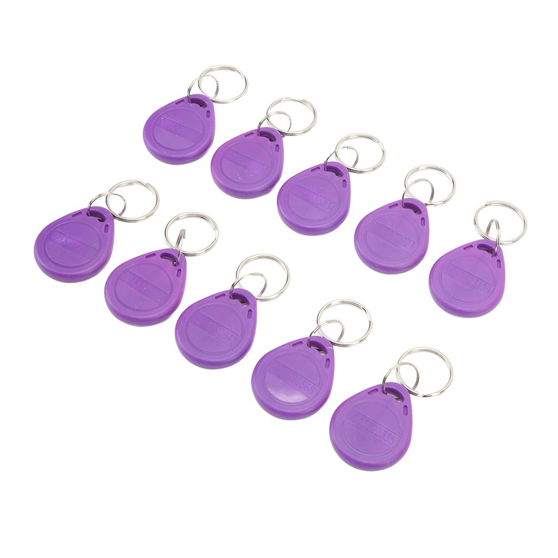 100PCS Door Lock Key Fobs 125KHz Read Only Smart Contactless