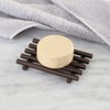 iDesign Steel Self-Draining Kitchen and Bathroom Bar Soap Holder, The