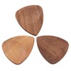 Wood Guitar Pick Holder Set 3 Pcs Wooden Guitar Picks