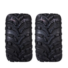MOTORHOT 25x11-12 ATV Tires, 6PR All Terrain 25x11x12 25-11-12 25 11 12 UTV Sand Mud Tyres (Pack of 2, Tubeless)