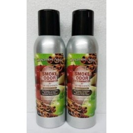 Smoke Odor Exterminator Cinnamon Apple 7 oz Large Spray Set of Two Cans