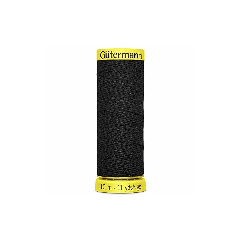 Gutermann Elastic Thread Black