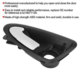 Yosoo Health Gear Manija Interior de Puerta Delantera Izquierda de Coche, Repuesto de manija Interior de Puerta de Coche Compatible con Seat ib IZ a 2009-2017 6J1837113A