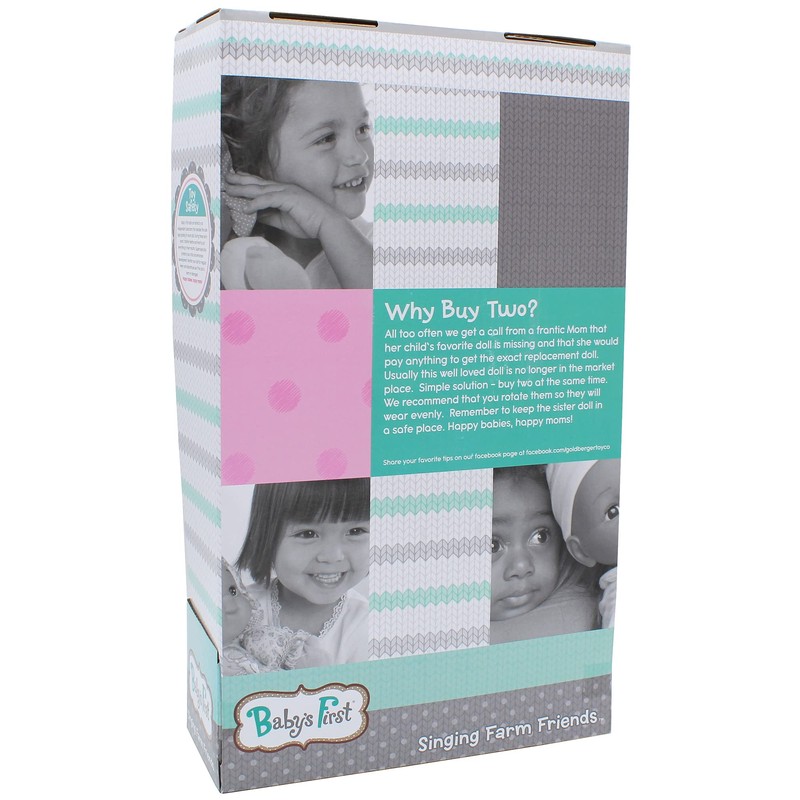 Baby's First 12" Farm Animal Friends Chick Soft & Cuddly