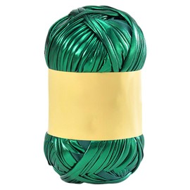 Uposao Shiny Metallic Yarn Knitting Yarn 100g Crochet Fabric Tshirt Yarn Chunky Crochet Yarn Polyester Yarn For Crochet Bag, Baskets, Rugs, DIY, Crafts
